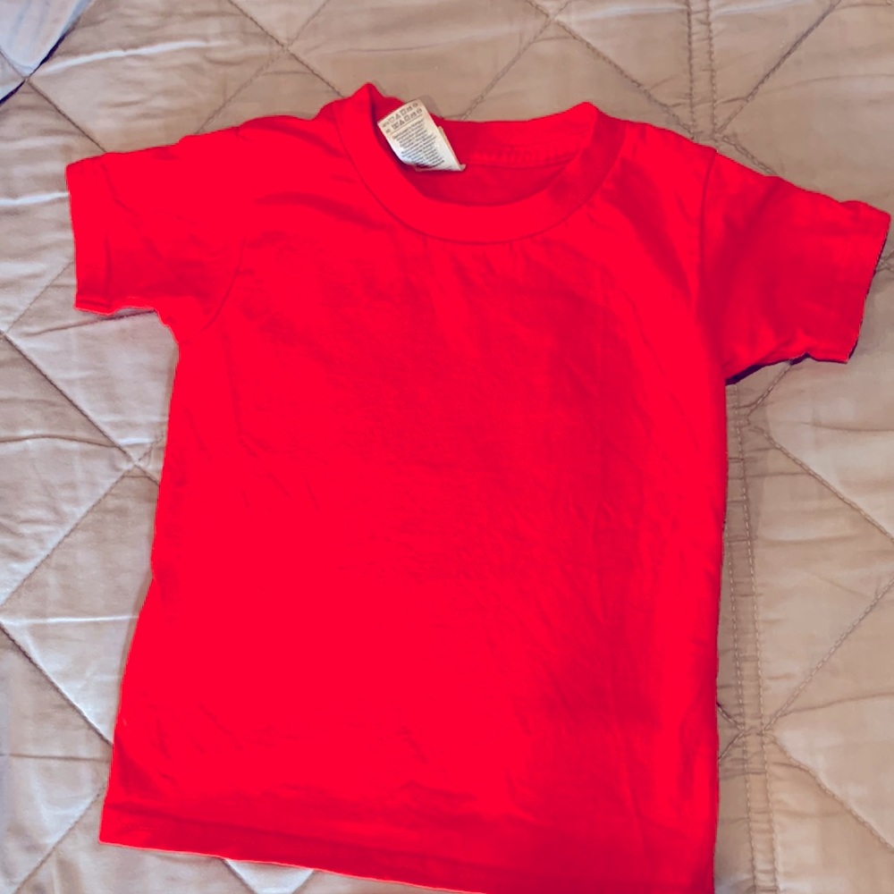 Toddler size 3T red T-shirt